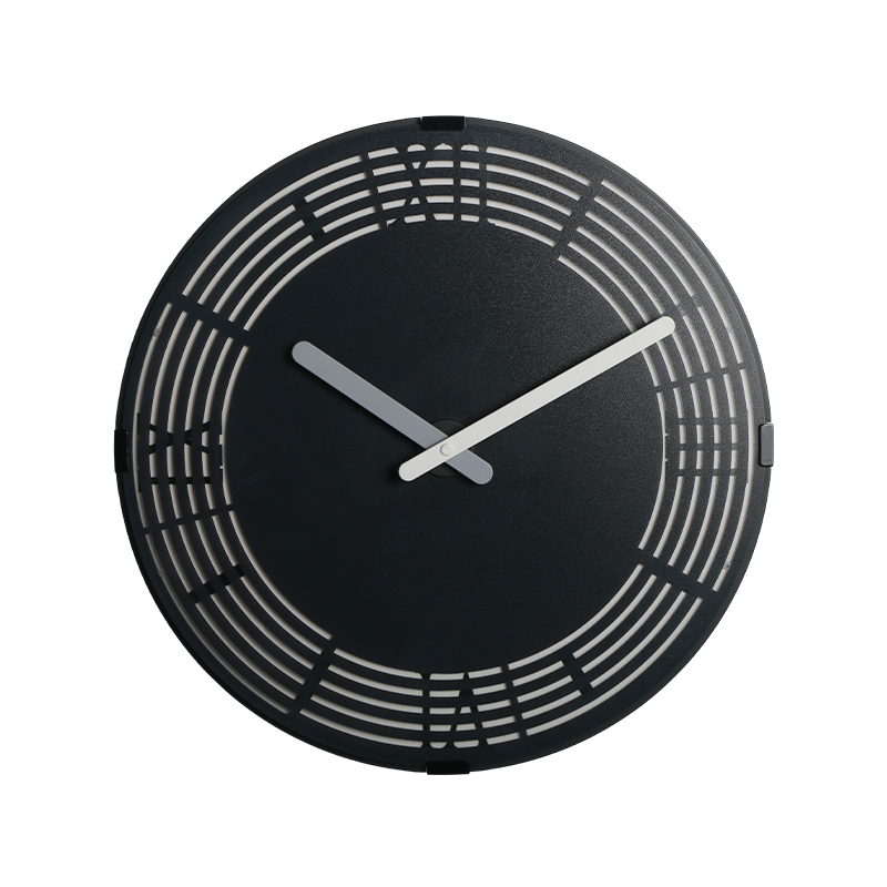 Roman Word Dynamic Rotating Clock Creative Round Wall Clock