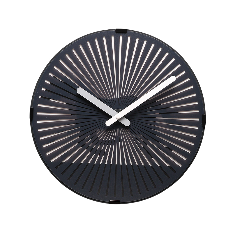 Horse Racing Dynamic Rotating Clock Creative Round Wall Clock